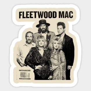 Fleetwood Mac Pencil art Sticker
